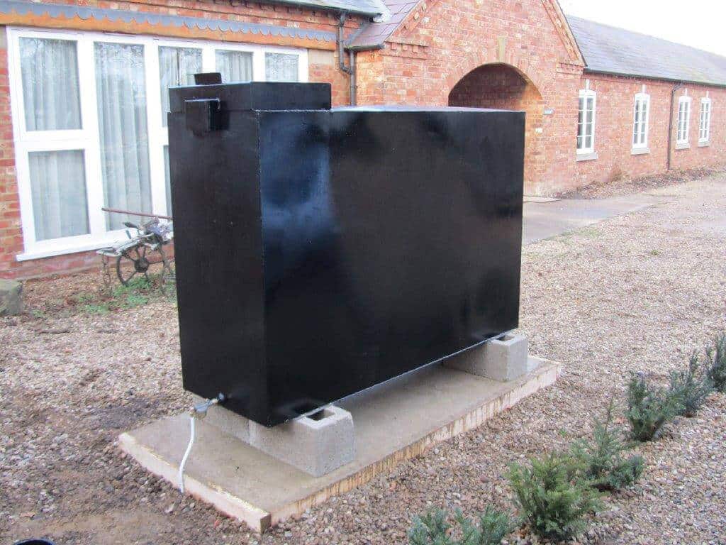 Oil Tank Install Photo